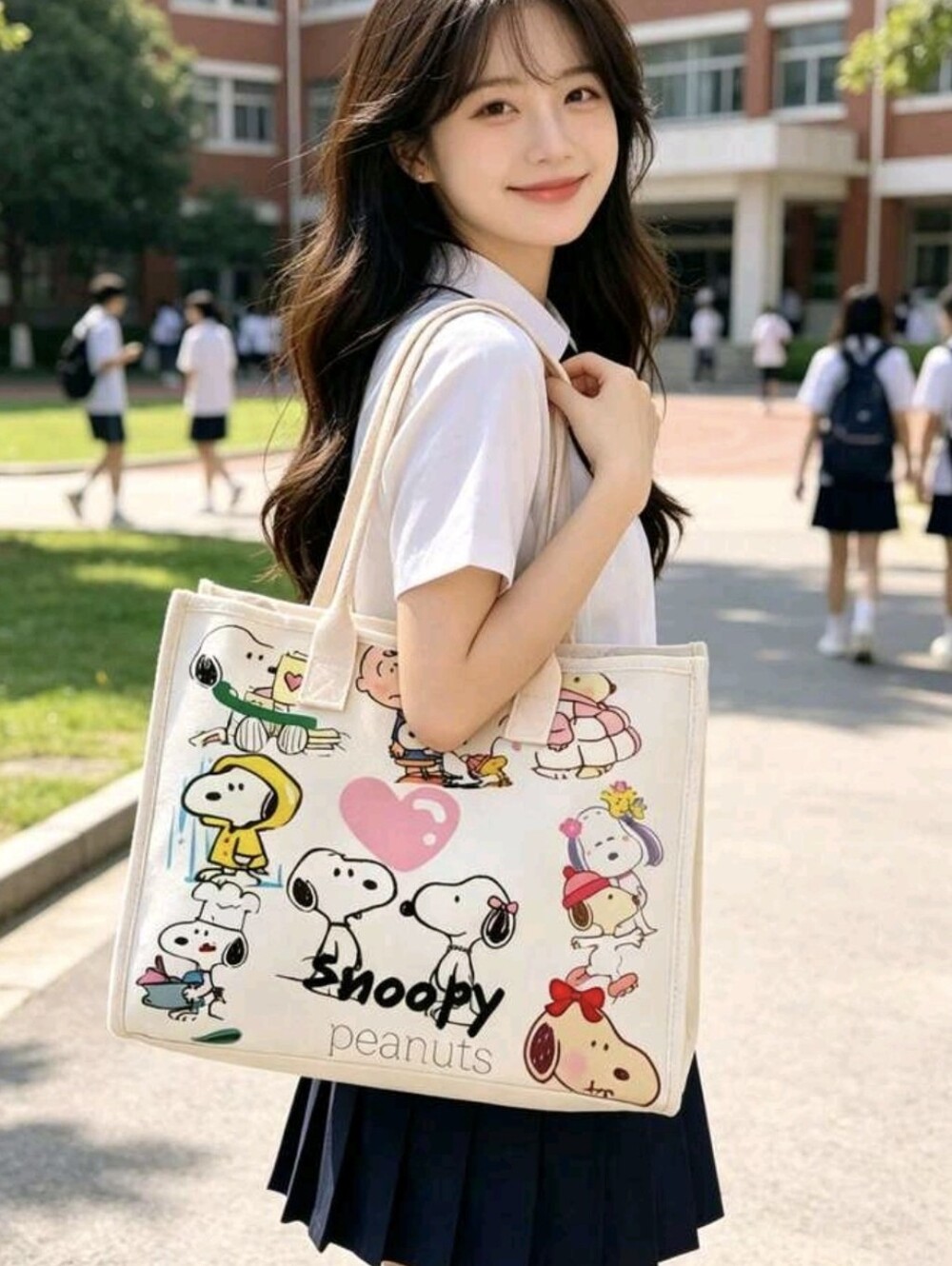 Snoopy Canvas Tote Bag - Picture 3 of 6